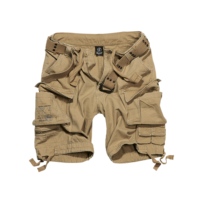 Brandit-Short "Shell Valley Heavy Vintage", schwarz