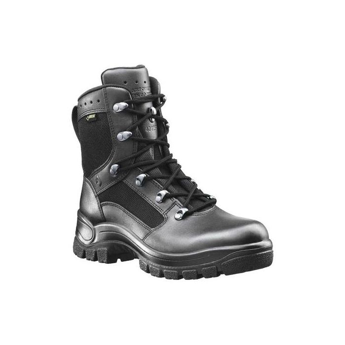 Leichter und atmungsaktiver Einsatzstiefel aus einer Leder/ Textilkombination