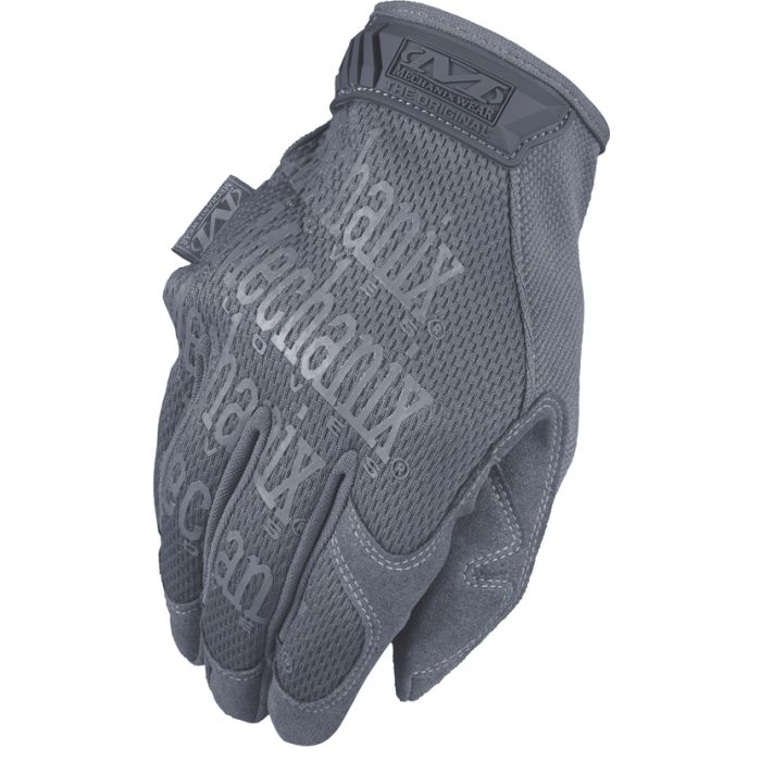 Handschuhe Mechanix Original: Handinnenfläche: Lederimitat 60% Nylon, 40% Polyurethan und 82% Nylon, 18% Polyreuthan. Handrücken:100% Elasthan mit Aufdruck aus thermoplastischem Kautschuk. Innenfutter: 100% Polyester