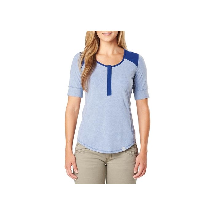 5.11 Willow Damen Henley-Shirt Blueprint-Heather