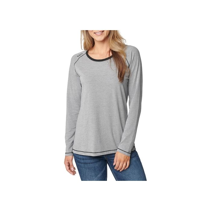 5.11 Freya Damen-Langarmshirt Black Heather