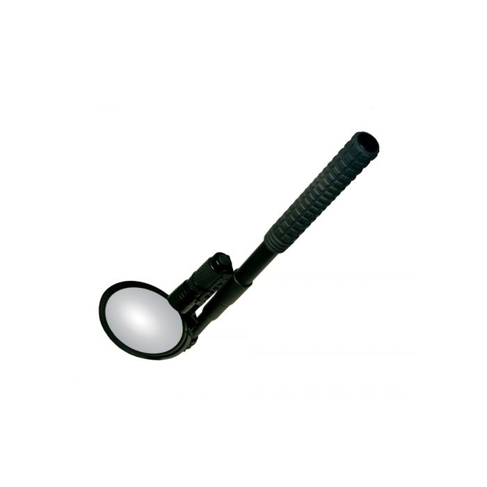 Teleskop-Kontrollspiegel mit Beleuchtung - Tag und Nacht einsetzbar - Vielseitige Anwendung - Spiegeldurchmesser 162mm - stufenlose Längeneinstellung von 500mm bis 1050mm  - Nr. 4076