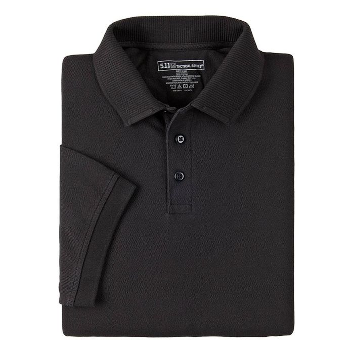 5.11 Professional Kurzarm Polohemd Schwarz