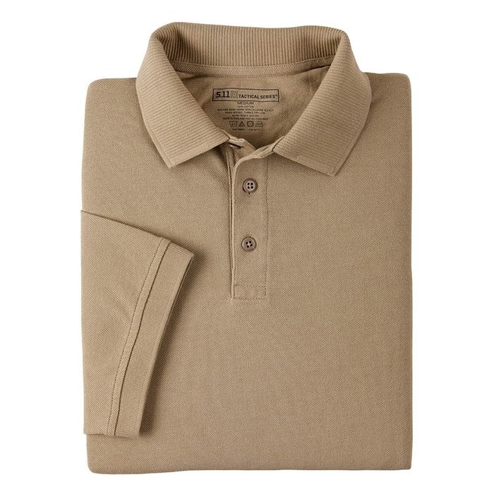 5.11 Professional Kurzarm Polohemd Silver Tan