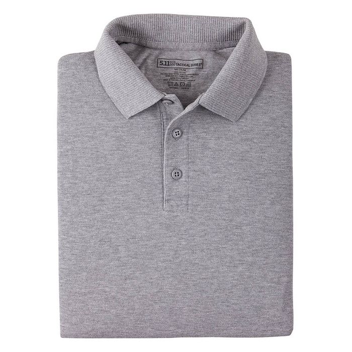 5.11 Utility Kurzarm Polohemd Heather Grey