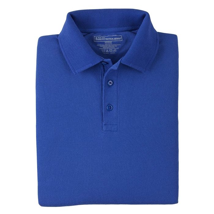 5.11 Professional Langarm Polohemd Academy Blue