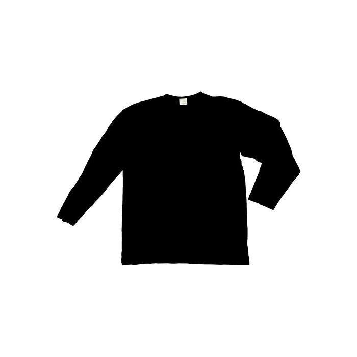 T-Shirt für Behörden in Top-Qualität - Neutral ohne Aufdruck - Schwarz