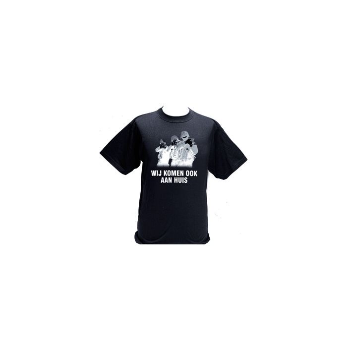 T-Shirt - mit Aufdruck  "Wij komen ook an huis" 
