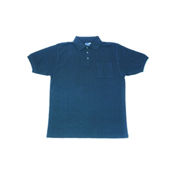 Polo Shirt mit Brusttasche dunkelblau