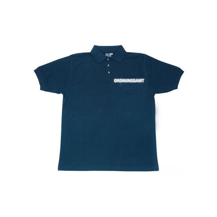 Polo Shirt mit Brusttasche dunkelblau