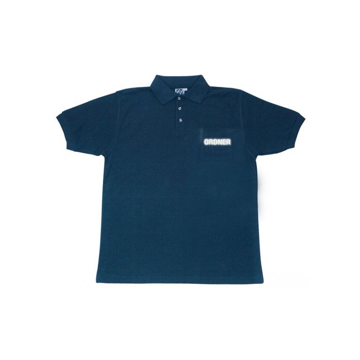 Polo Shirt mit Brusttasche dunkelblau