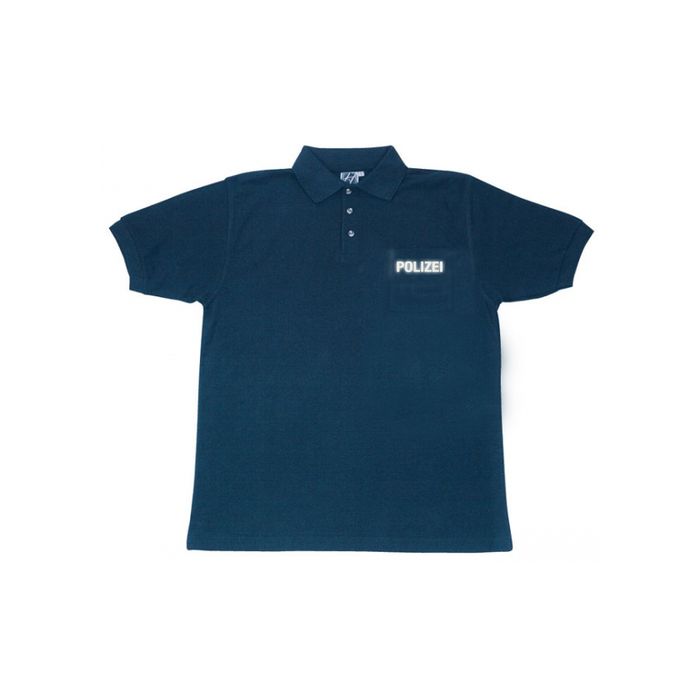 Polo Shirt mit Brusttasche dunkelblau