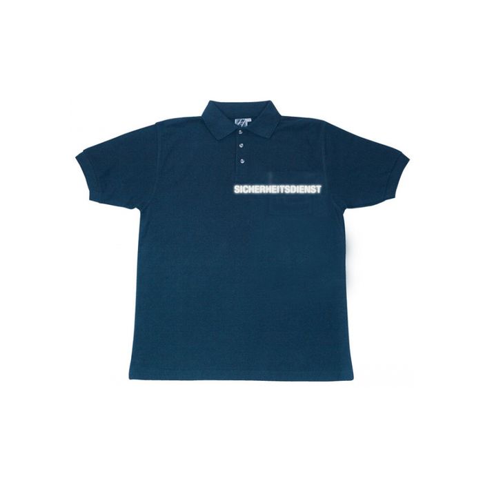 Polo Shirt mit Brusttasche dunkelblau