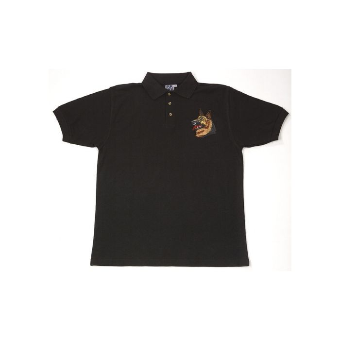 Polo-Shirt mit Schäferhundkopf