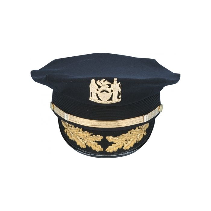 Original Chief Mütze der US Polizei- dunkelblau