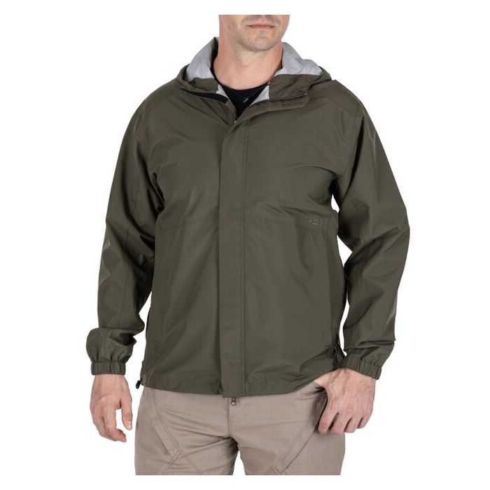 5.11 Duty Rain Shell Jacket - Ranger Green
