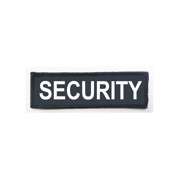 Offizielle Brust-Schrift - SECURITY: 10 x 3 cm