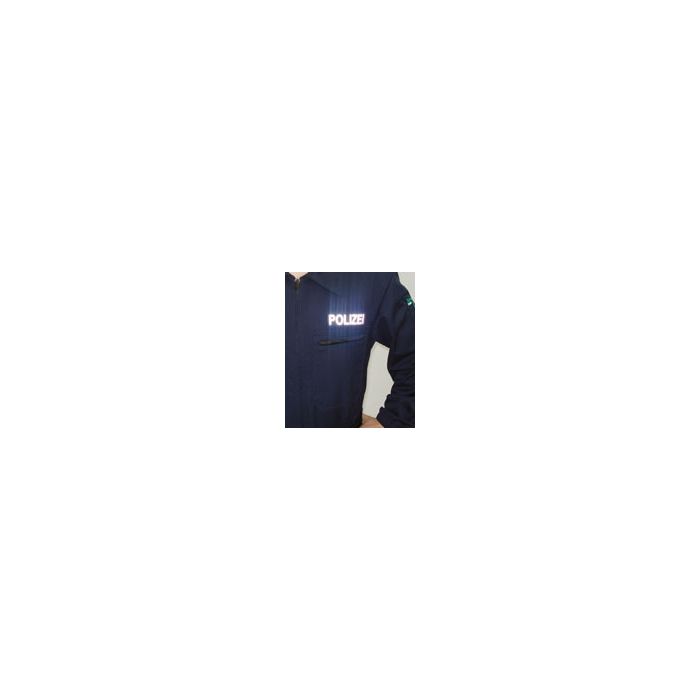 Klettschild SECURITY (hier Polizei) - Reflektierend - 10x3cm - Nr. 4894