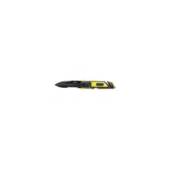 Walther ERK Emergency Rescue Messer Schwarz-Gelb
