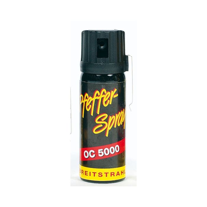 Pfefferspray 50 ml, Weitstrahl | Grundpreis pro 100 ml € 19,50