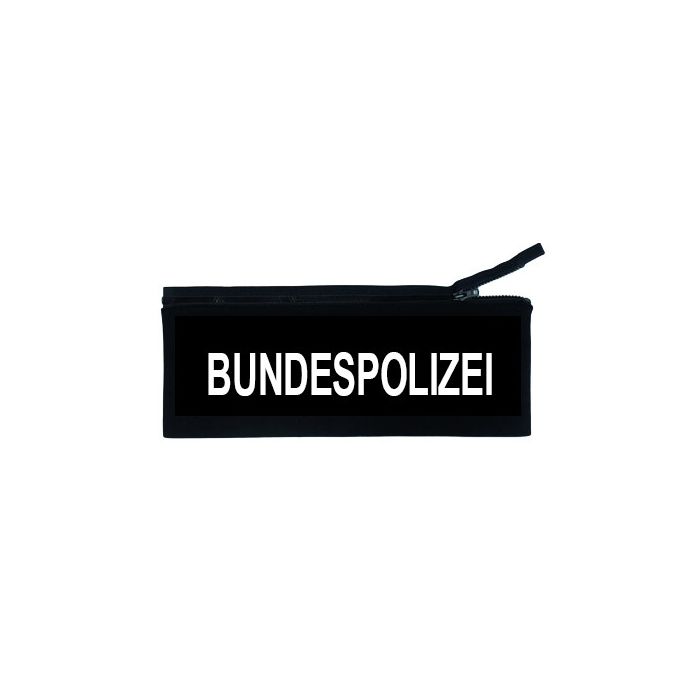 Brustschild mit  Aufdruck- BUNDESPOLIZEI - 10 x 3 cm - Nr. 5205BP