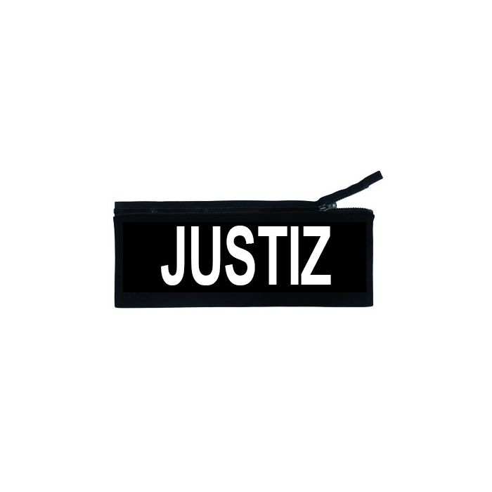 Brustschild mit  Aufdruck- JUSTIZ - 10 x 3 cm - Nr. 5205J