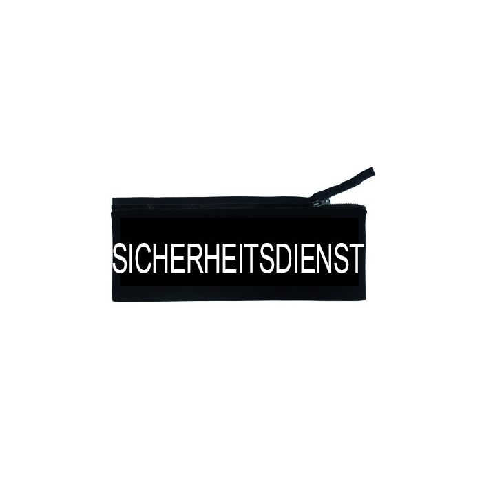 Brustschild mit  Aufdruck- SICHERHEITSDIENST - 10 x 3 cm - Nr. 5205SI