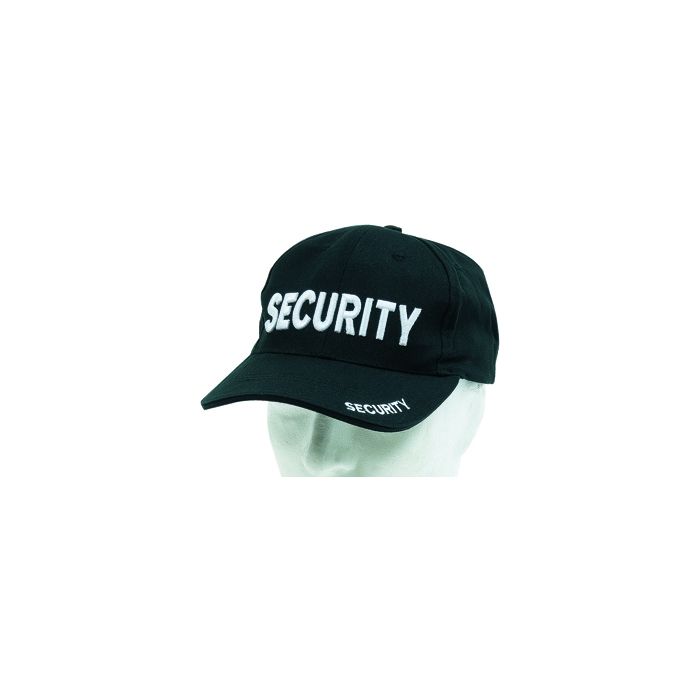 SECURITY Cap - bestickt in 3D-Optik - durch Klettverschluss individuell verstellbar - Nr. 5505