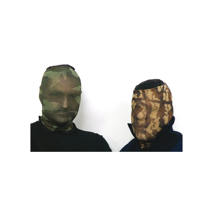 Tarn-Netz-Gesichtsmaske - schwarz - Nr. 5517