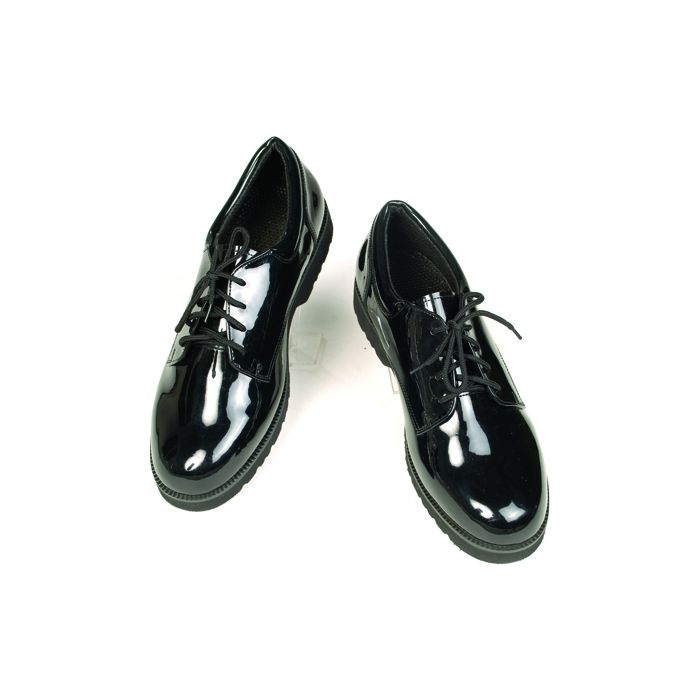 Uniformschuh Gloss Lackleder Schwarz