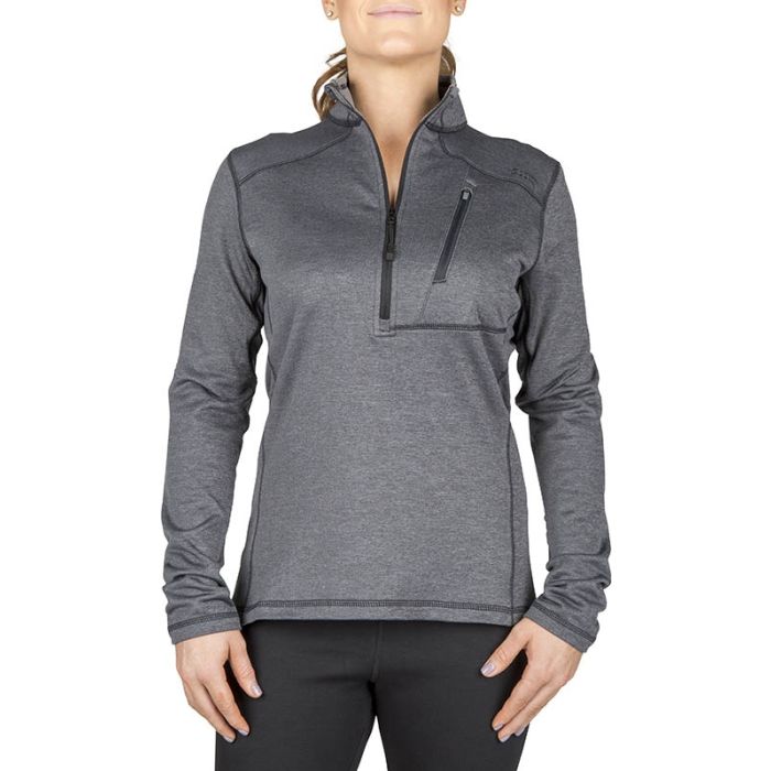 5.11 Glacier Damen-Fleece Half-Zip  Schwarz