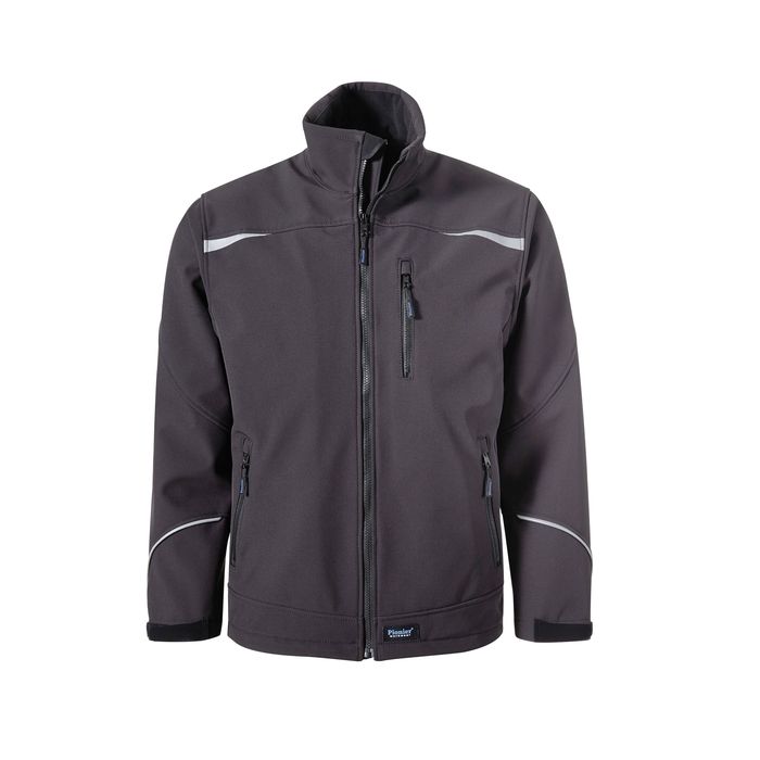Softshell-Jacke mit Stehkragen, Größen XS - 4XL