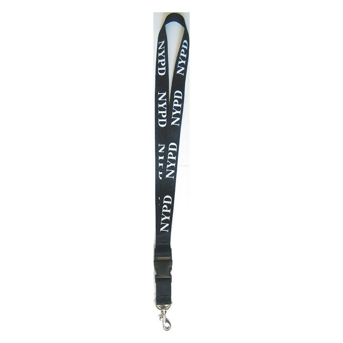 Schlüssel Halsband NYPD - schwarz - mit Haken - Nr. 6545