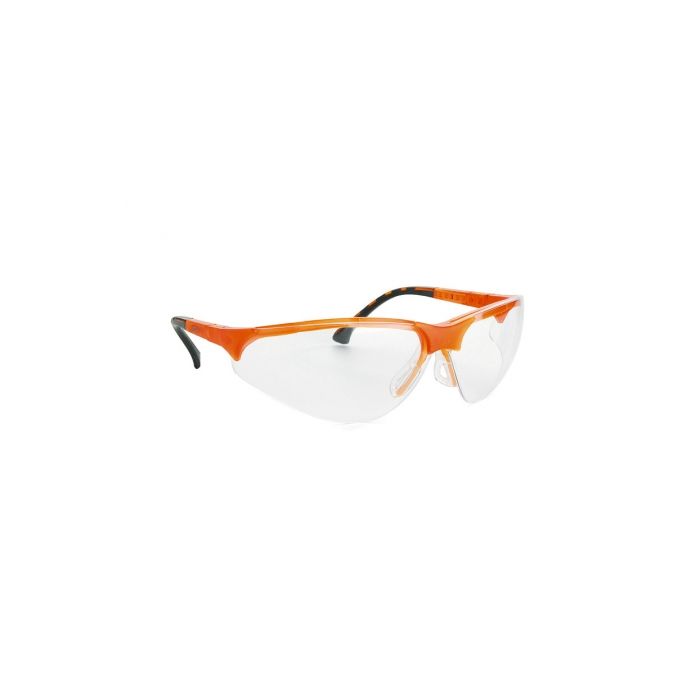 Terminator Brille Orange mit Klarglas - Ultramodernes Sport-Design - Nr. 7010