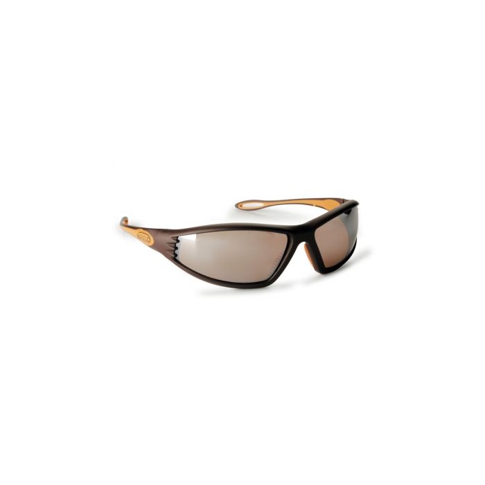 Endor Brille Braun mit Rot-Braun verspiegeltem Glas - Für optimale Sicht unter allen Bedingungen - Nr. 7020