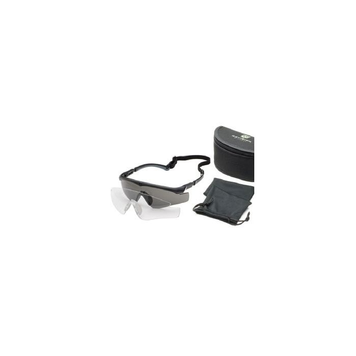 Sawfly TX Essential 2 Gläser Gestell schwarz Kopfgröße bis 55 