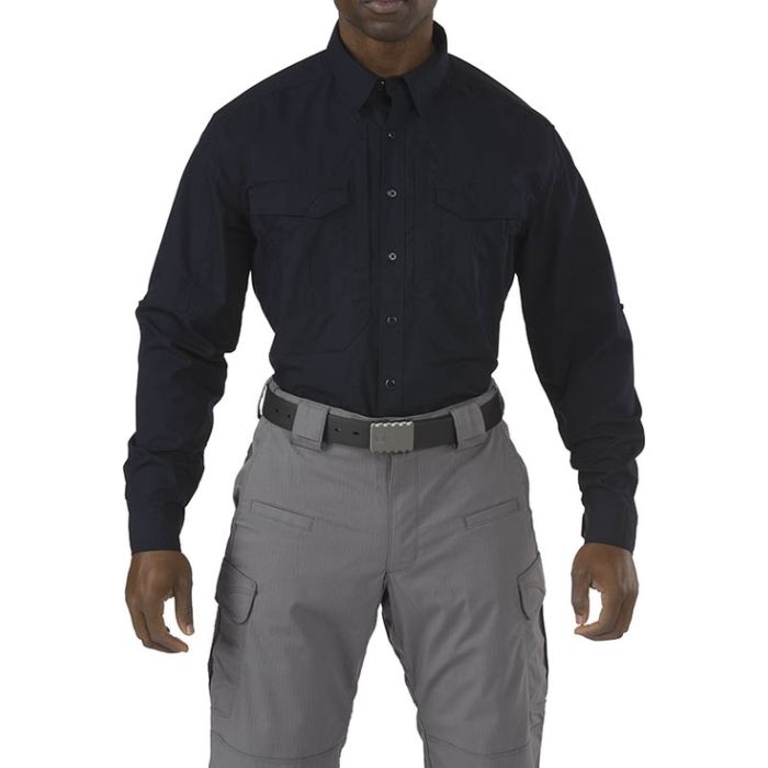 5.11 Stryke Langarm-Hemd Dark Navy