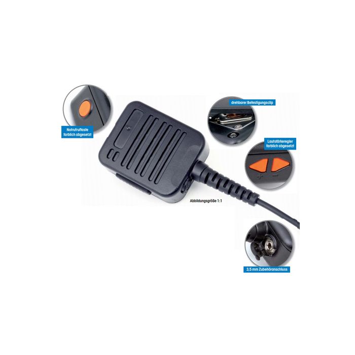 Handbedienteil für raue und nasse Umgebung (IP68) - für SEPURA STP8000