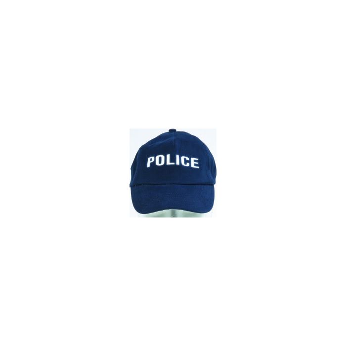 Base-Cap Dunkelblau mit Reflexschrift POLICE