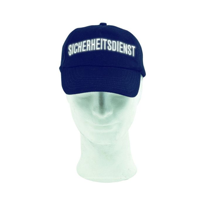 Base-Cap Dunkelblau mit Reflexschrift