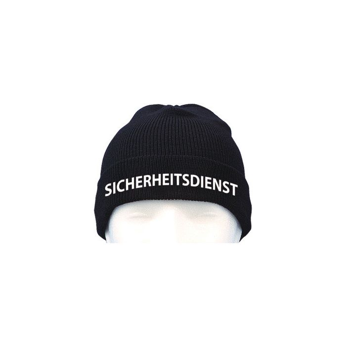 Wollmütze SICHERHEITSDIENST - Schwarz