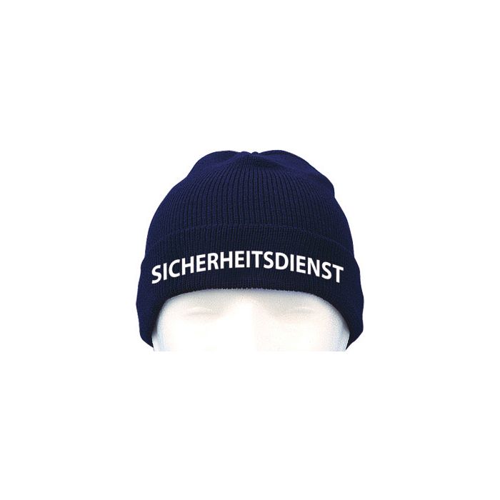 Wollmütze SICHERHEITSDIENST - Dunkelblau