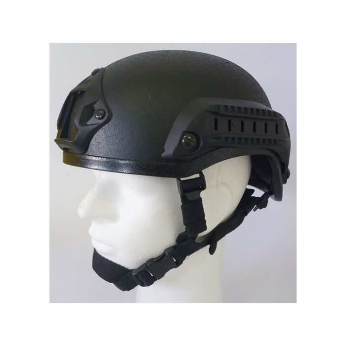 U.S. Gefechtshelm MICH W/RAIL - Repro - schwarz 