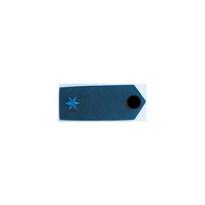 Dienstgradabzeichen Polizeioberwachtmeister/in - Blau - Knopf Schwarz - Nr. 8179