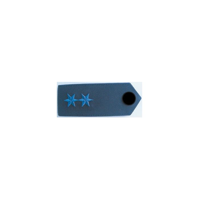 Dienstgradabzeichen Polizeimeister/in - Blau - Knopf Schwarz - Nr. 8180