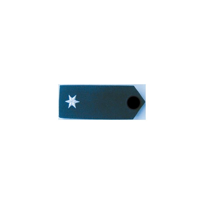 Dienstgradabzeichen Polizeikommissar/in - Blau - Knopf Schwarz - Nr. 8183