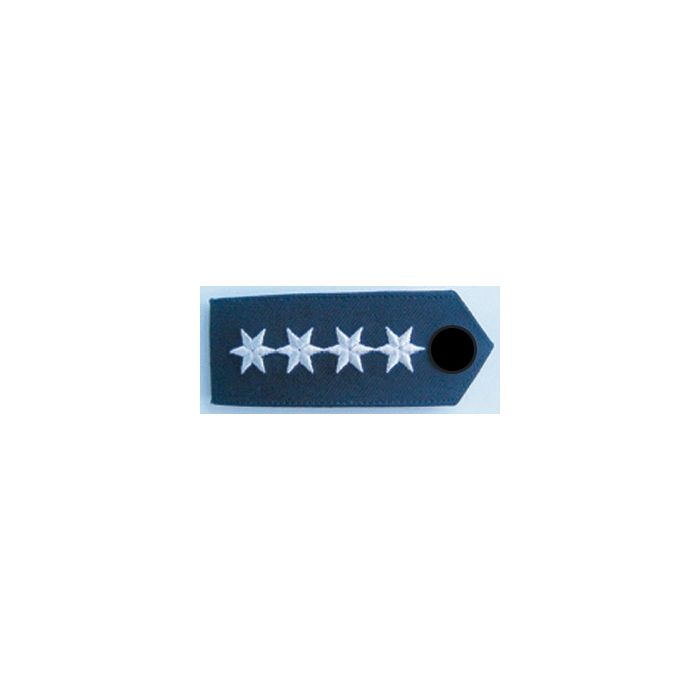 Dienstgradabzeichen Polizeihauptkommissar/in (A12) - Blau - Knopf Schwarz - Nr. 8186