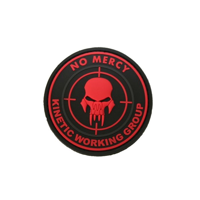 Rubber Patch NO MERCY - KINETIC WORKING GROUP GID - Nr. 9033