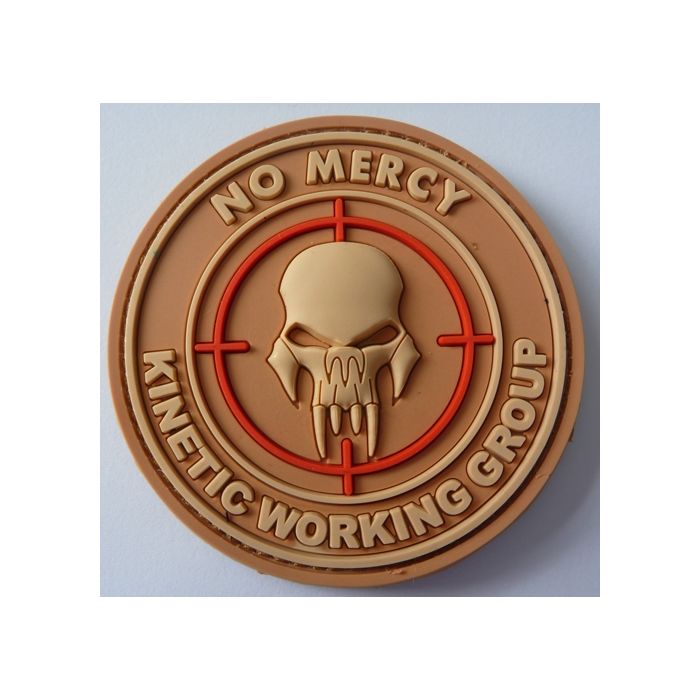 Rubber Patch NO MERCY - KINETIC WORKING GROUP DESERT - Nr. 9035
