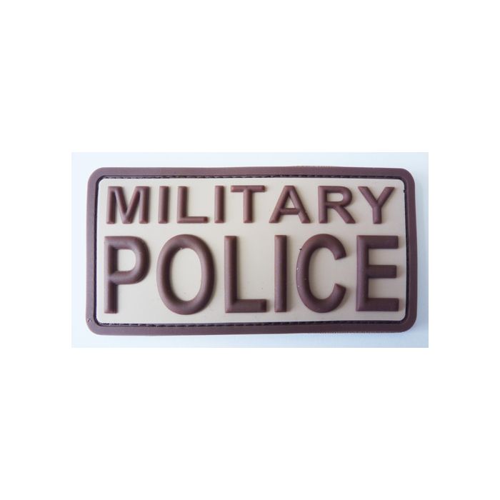 Rubber Patch Military Police Desert - Nr. 9046